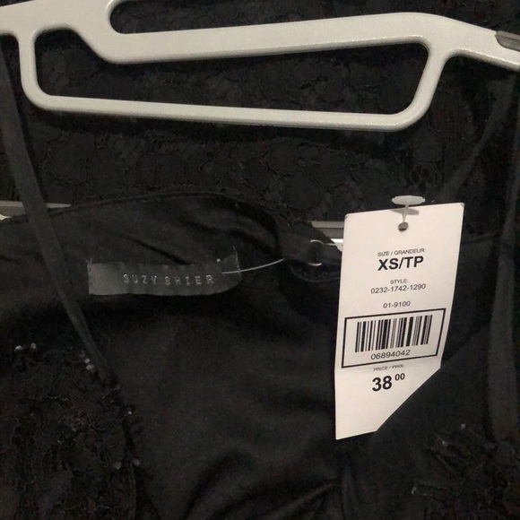 Black Lace Strap Dress - Picture 8 of 8